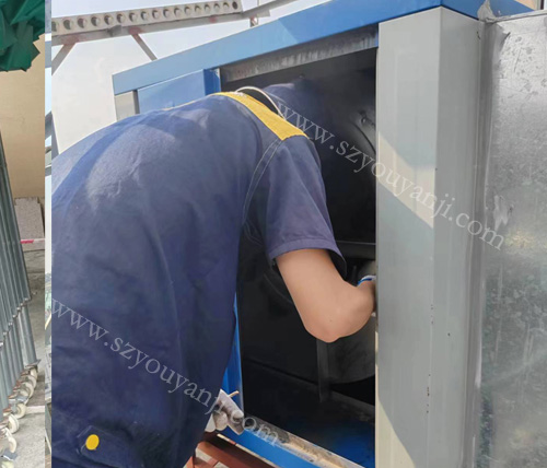 工厂厨房油烟管道里面的油污很厚怎么办(图1) 工厂厨房油烟管道里面的油污很厚怎么办(图1)